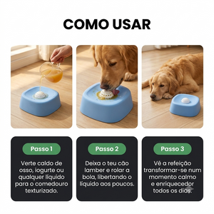 Slow Feeder Dog Bowl - Uso